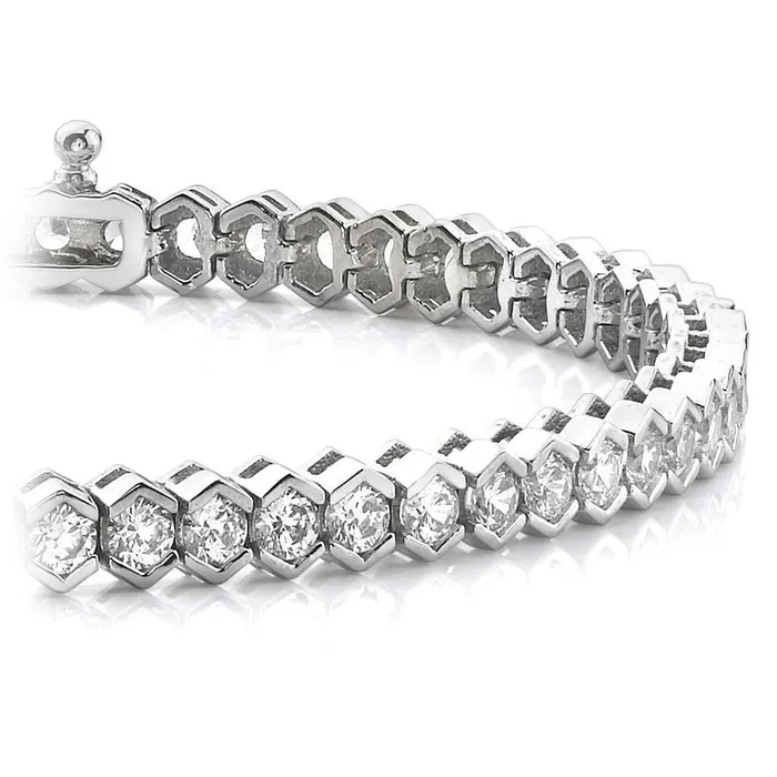 1050 Ct Round Cut Natural Earth Mined Diamond Tennis Bracelet White Gold 14K Fine Jewelry GB Bracelets 1050 Ct Round Cut Natural Earth Mined Diamond Tennis Bracelet White Gold 14K Fine Jewelry GB Bracelets