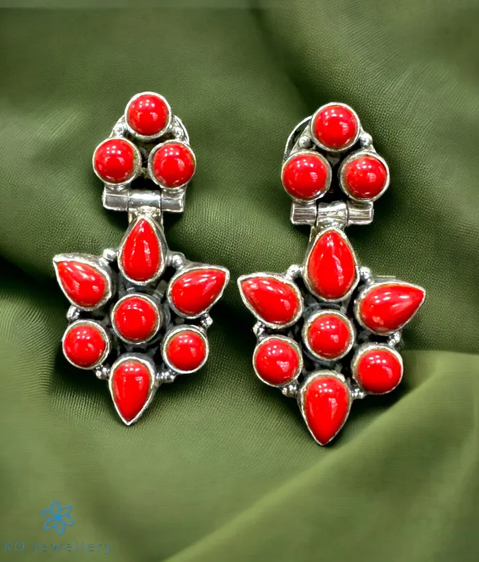 Gemstone The Gagana Silver Gemstone Earrings Earrings