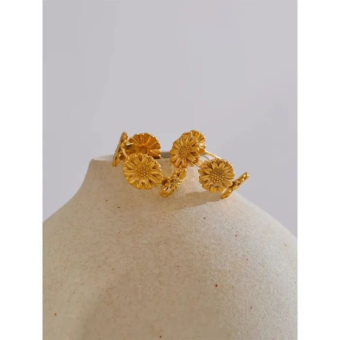 Daisy Hoop Earrings Mabel Love Co Earrings