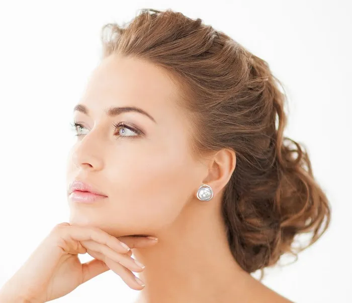 SPT Earrings White South Sea Pearl Khilana Stud Earrings