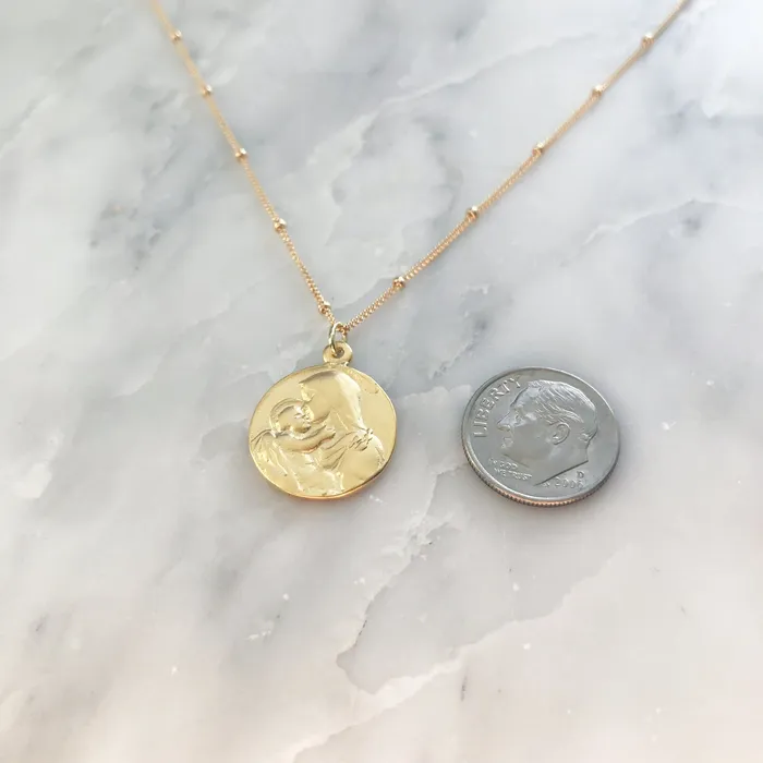 Necklaces TheLittleCatholic Jesus and Mary Necklace
