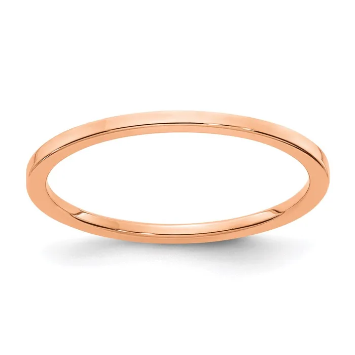 14K Rose Gold 12mm Flat Stackable Band STK16120R Stackable Expressions Rings
