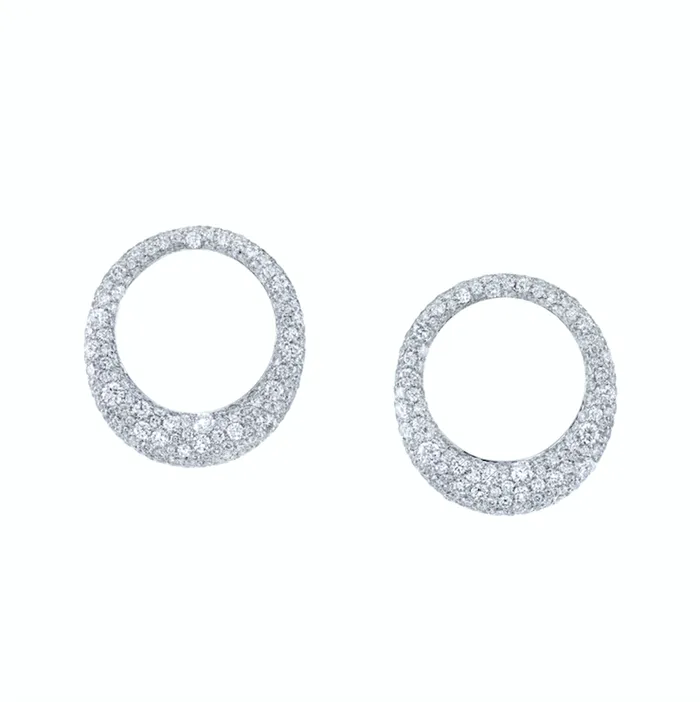 anitako Earrings LARGE PAVE DIAMOND GALAXY EARRINGS