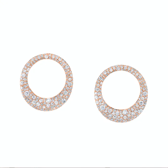 anitako Earrings LARGE PAVE DIAMOND GALAXY EARRINGS