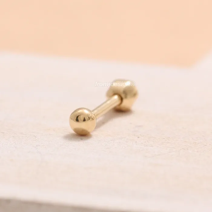 Earrings from J Shop Tiny Dotted Ball Ear Piercing