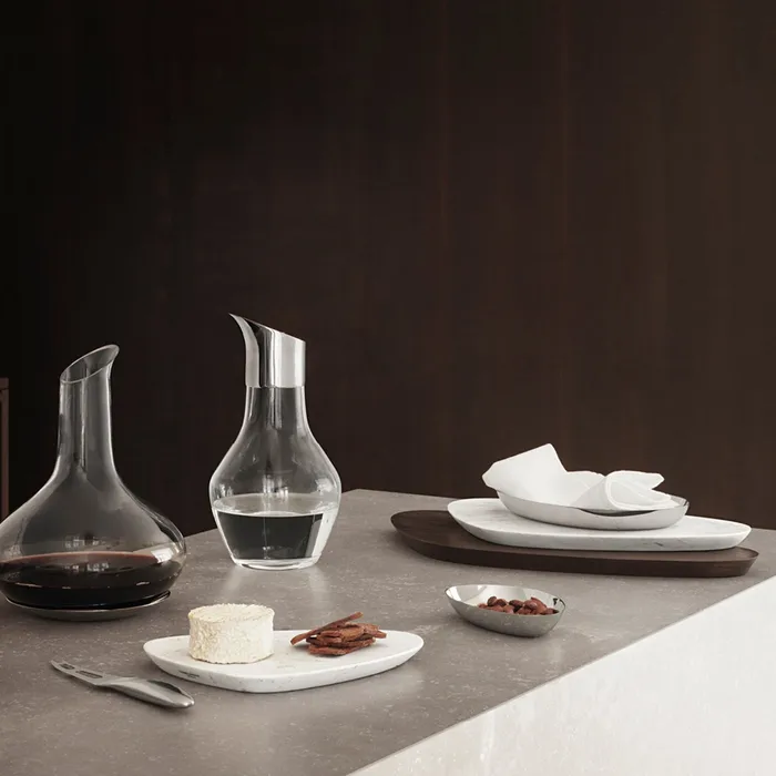 Georg Jensen Sky Water Pitcher Glass Stainless Steel Georg Jensen Bracelets