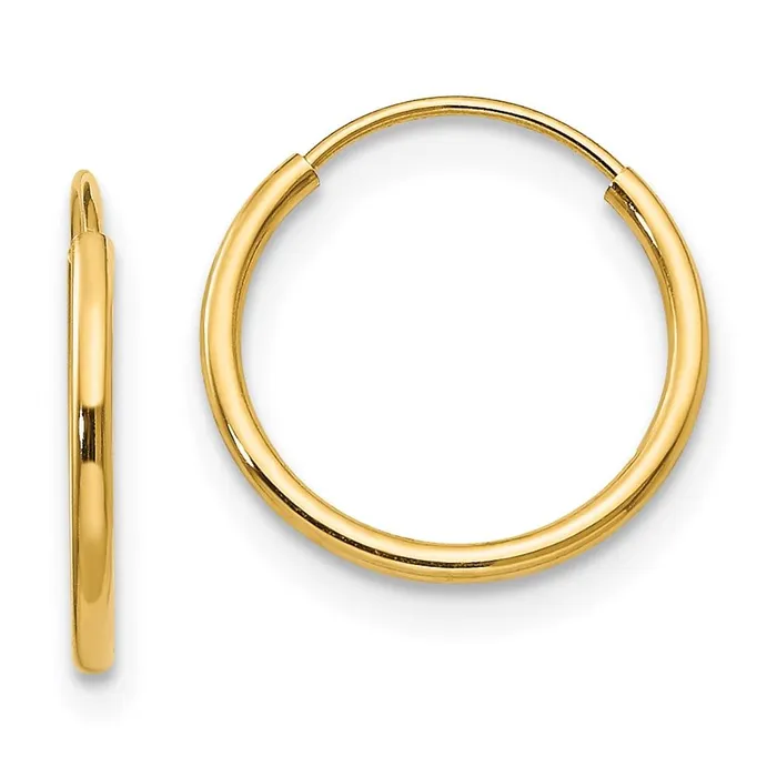 Jewelry Earrings Madi K Kids 14k Endless Hoop Earrings