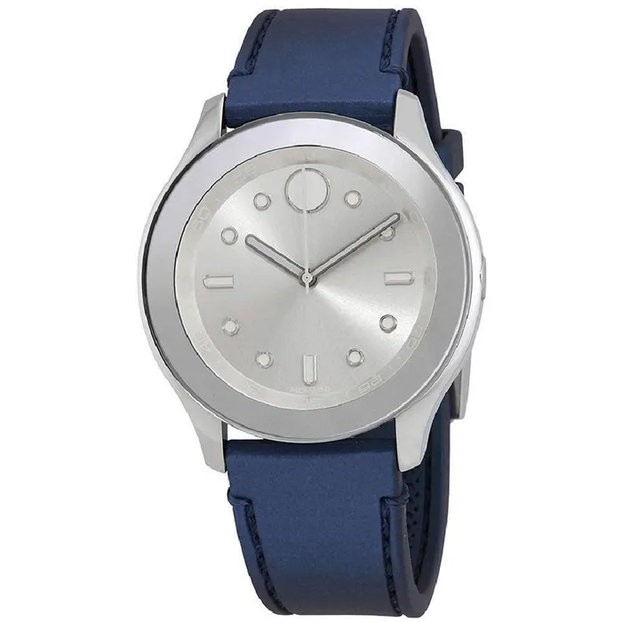 Movado Womens Strap Watch Bold Swiss Quartz Silver Tone Dial Blue Rubber 3600427 Movado Watches Movado Womens Strap Watch Bold Swiss Quartz Silver Tone Dial Blue Rubber 3600427 Movado Watches