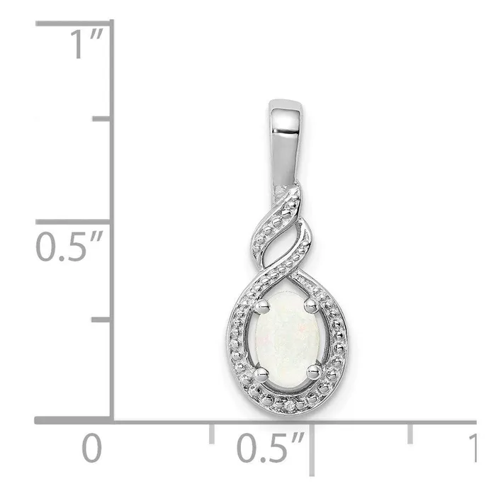 Necklaces Jewelry Sterling Silver Rhodiumplated Created Opal Diam Pendant Necklaces Jewelry Sterling Silver Rhodiumplated Created Opal Diam Pendant