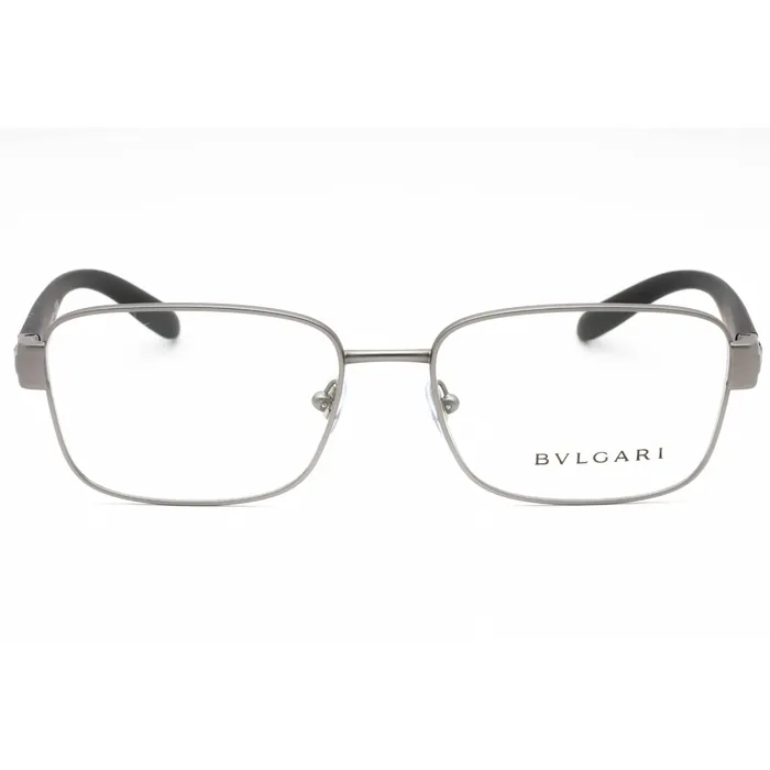 Rings Bvlgari Mens Eyeglasses Matte Gunmetal Full Rim Rectangular Frame 0BV1113 195 BVLGARI