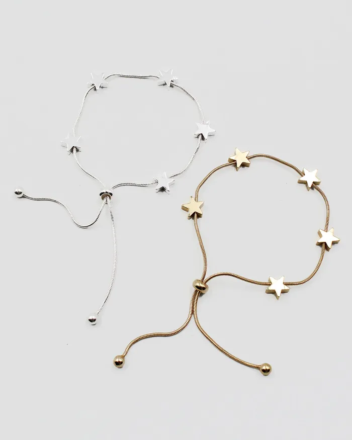 Bracelets check052022 Star Stud Drawstring Bracelet