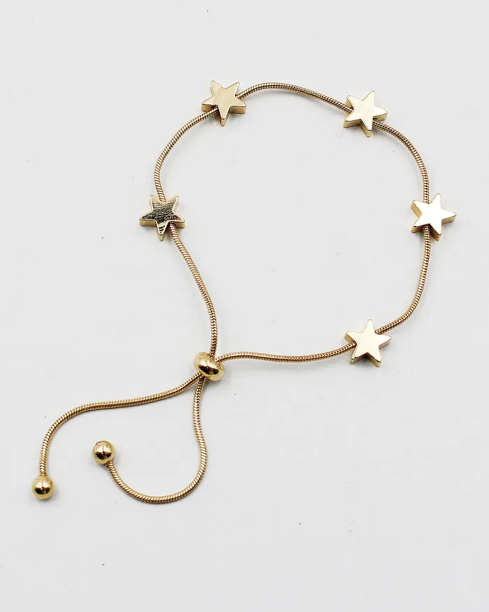 Bracelets check052022 Star Stud Drawstring Bracelet Bracelets check052022 Star Stud Drawstring Bracelet