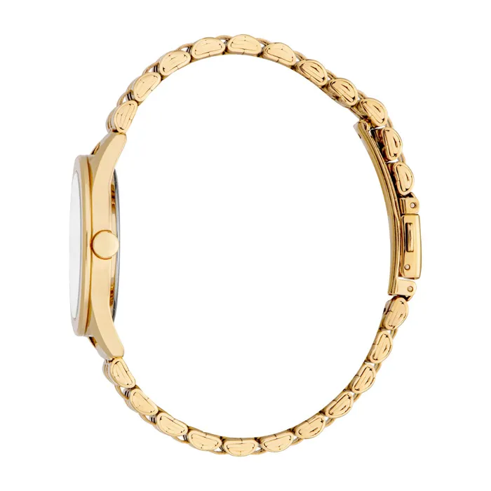 ESPRIT Womens Gold Color Watch with Metal Bracelet and Three Hands Esprit Bracelets ESPRIT Womens Gold Color Watch with Metal Bracelet and Three Hands Esprit Bracelets