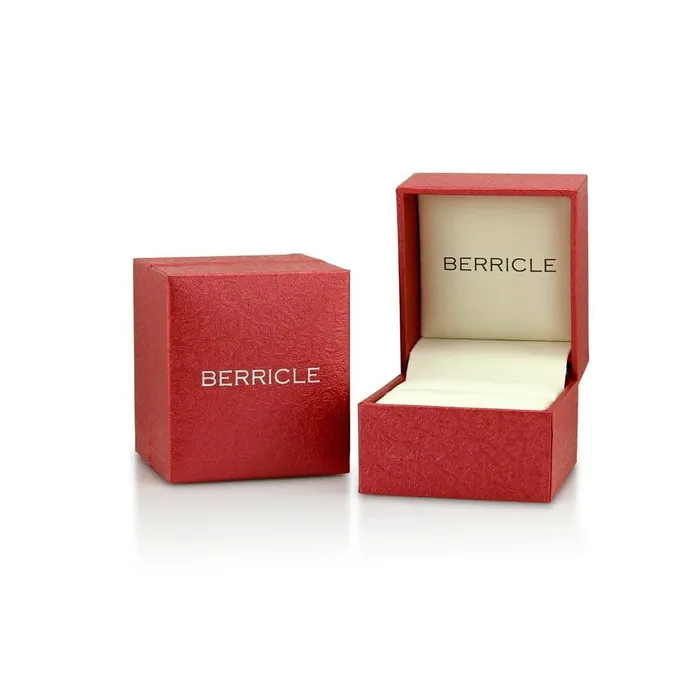 Rings Bubble Solitaire 1ct CZ Ring Set in Sterling Silver BERRICLE