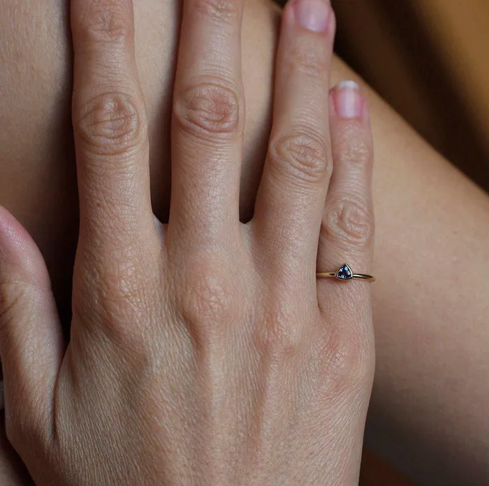 Rings Capucinne Balbir Blue Sapphire Ring Ready to Ship