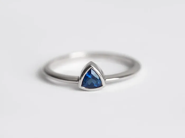 Rings Capucinne Balbir Blue Sapphire Ring Ready to Ship