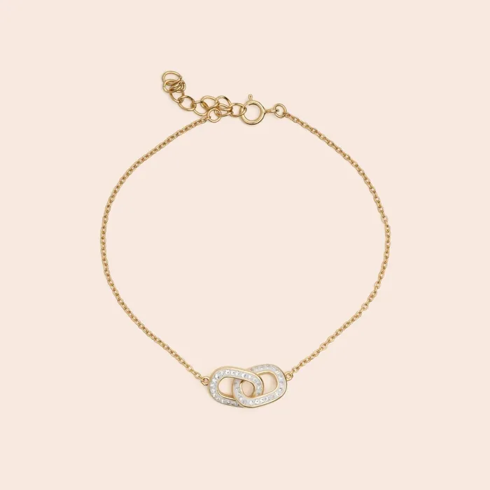 CZ Knot Bracelet Gemlet Bracelets CZ Knot Bracelet Gemlet Bracelets