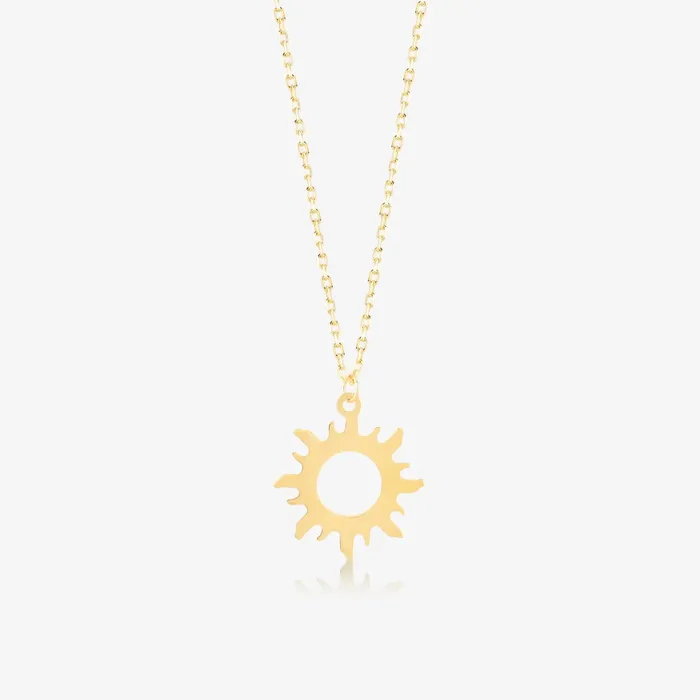Gelin Diamond Necklaces Sun Necklace