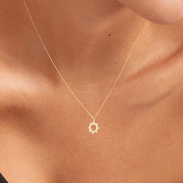 Gelin Diamond Necklaces Sun Necklace