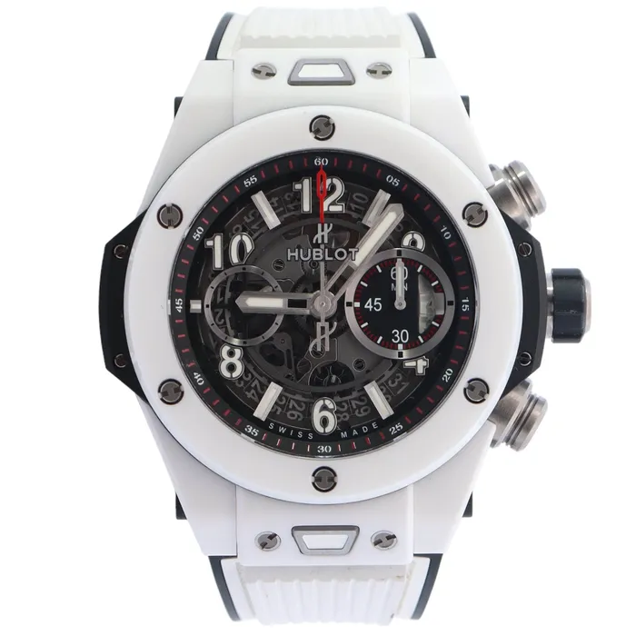 Happy Jewelers Watches Hublot Big Bang 45mm Openwork Dial Watch Ref 411HX1170RX