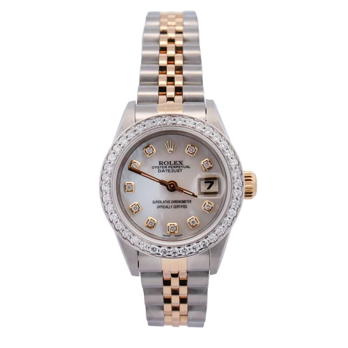 Happy Jewelers Watches Rolex Datejust 26mm MOP Dial Watch Ref 69173 Happy Jewelers Watches Rolex Datejust 26mm MOP Dial Watch Ref 69173