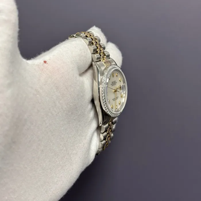 Happy Jewelers Watches Rolex Datejust 36mm MOP Dial Watch Ref 16013