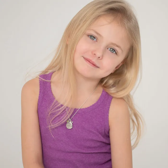 Kids Locket Necklaces Necklaces Classic Personalized Kids Teen Pear PendantNecklace With Charms Sterling Silver