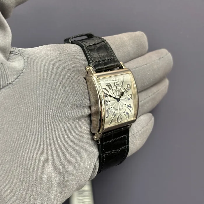 Watches Happy Jewelers Franck Muller Master Square 34mm Silver Dial Watch Ref 6002 M QZ REL V