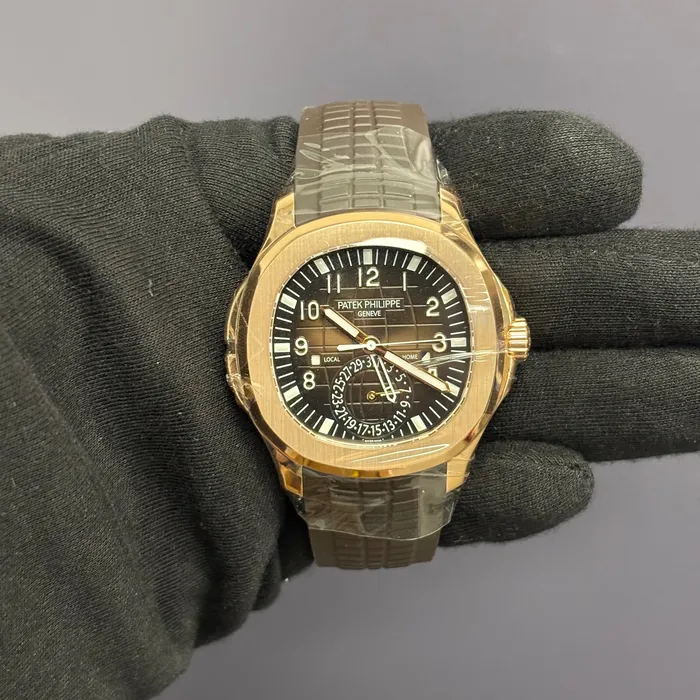 Watches Patek Philippe Aquanaut 40mm Brown Dial Watch Ref 5164R001 Happy Jewelers